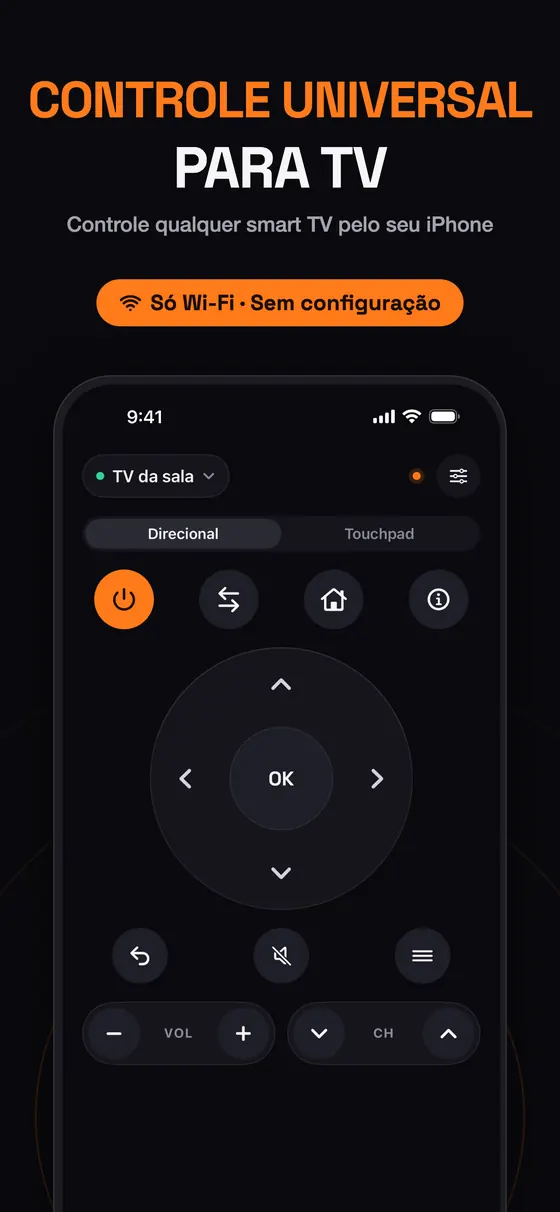 Remo, controle remoto universal de TV para Samsung, LG, Sony, Roku, Fire TV, Google TV, Philips, TCL, Vizio e Panasonic